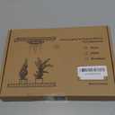 LED Grow Lights for Indoor Plants Full Spectrum 5000K, Upgraded Smart Home Ready 9.8 ft Cord, Plant Light Halo Small Grow Light (Black, 6.3 inch)