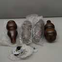 Wood Furniture Legs 8 inch - Sofa Legs Set of 4 Replacement Couch Legs - Round Furniture Feet Replacement for Legs for Furniture - Sofa Legs, Chair, Dresser, Ottoman, Coffee Table, Cabinet, Etc. 8 inch, Brown