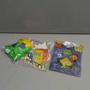 Geometry Aesthetic Dash Party Decorations,Dash Birthday Party Supplies Includes Banner - Cake Topper - 24 Cupcake Toppers - 18 Balloons