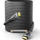 4K HDMI Cable 100Ft, Ultra High Speed HDMI Cable 2.0 Cord Braided (18Gbps), 4K@60Hz, Gold Plated Connector 3D ARC Ethernet HDMI Cord for HD TV Monitor Laptop Xbox PS4/PS5 ect(30.48m)