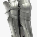 ANTIQUECOLLECTION Articulated Greaves Set Leg Armour Medieval Cosplay