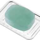 iDesign Royal Plastic Rectangular Soap Saver, Bar Holder Tray for Bathroom Counter, Shower, Kitchen, 3.5" x 5.25", Clear