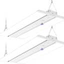 hykolity LED Linear High Bay LED Shop Lights 2FT With PIR Sensor Base,165W/132W/99W Power Tunable, 22275LM/17820LM/13365LM 5000K High Bay LED Linear Light Lighting Fixtures for Garage Warehouse, 2 Pack