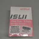 UISLII Plus Size Compression Socks Wide Calf Women Men, 5 Pairs 20-30mmHg Extra Width Calf Viscose Knee High Compression Socks for Circulation Support(Black+Light Blue+Pink+Purple+Green-XL)