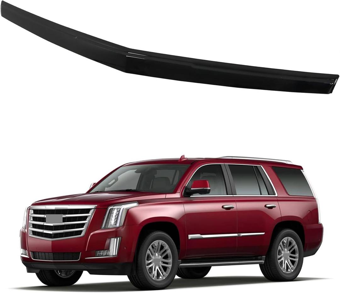 Hood Molding Trim Black Kit Assembly Replacement for 2015 2016 2017 2018 2019 2020 Escalade 4-Door