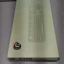 FOPETT Wireless Keyboard and Mouse Combo - 2.4G Full-Sized Cute Colorful Mouse and Keyboard with 104 Round Keys Retro Typewriter Keyboard for Laptop/Windows/PC - Green Gradient