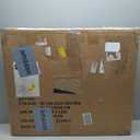 YITAHOME Plastic Dog Crate, Furniture-Style Nightstand & Side Table, Waterproof Indoor Kennel for Small to Medium Dogs, Brown