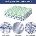 Nialnant 12 Pack Dish Rags for Washing Dishes,100% Cotton Soft Absorbent Quick Drying Dish Cloths for Kitchen,Cleaning Rags-11 x 11In