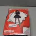 Morph Black Witch Costume Womens With Hat, Black Witch Dress For Women, Halloween Costumes For Women Adult (X-Large)