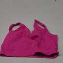Womens Plus Size Yoga Bras Push Up Wireless Bralettes Seamless Silky Brassiere Pink Oversized Basic Bra (Size XL)