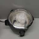 Elite Gourmet ERC006SS 6-Cup Electric Rice Cooker with Stainless Steel Inner Pot, Makes Soups, Stews, Porridges, Grains and Cereals, 6 cup (3 cups uncooked), Black