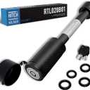 RETRUE Trailer Hitch Locks, 5/8" Locking Hitch Pin for 2" and 2 1/2" Receiver Class III IV Hitch, Tow Hitch Pin Lock Dia 3-1/2 Long Pin with O-Rings Weatherproof Caps for Trailer Truck Car Boat (Black)