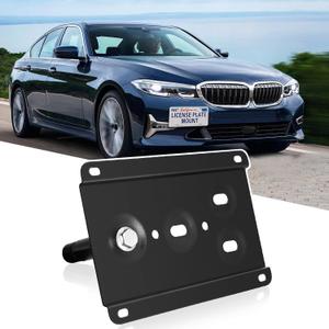 No Drill Front Bumper Tow Hook License Plate Mount Bracket Holder Compatible with BMW M2 2016-2022, BMW M5 2017-2023 Front License Plate Frames License Plate Mounting Car Accessories