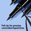 Almay Conditioning Liquid Eyeliner, Longwearing, Waterproof, Hydrating, 20 Brown, 0.03 fl oz