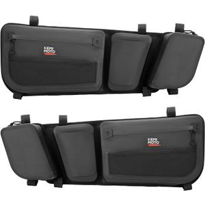 KEMIMOTO X3 Door Bags, Updated TPU IPX6 Water Repellent Zipper Storage Bags Compatible With Can-Am Maverick X3 and MAX models 2017-2025, Pack of 2