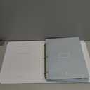 Important Document Organizer Set with Folders - Complete Linen Ring Binder Set Safely Stores All Documents & Files in One Place - Easy to Use Expanding Storage Incl. Envelopes, Pockets & Labels