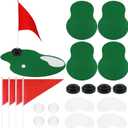 4 Set 20 PCS Golf Sport Centerpieces Table Decorations Golf Themed Party Decorations Golf Birthday Party Supplies Including Golf Ball Sand Trap Red Flag Plastic Flag Stand for Sport Themed Party Decor