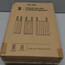 Delamu 3 Pack Pull Out Cabinet Organizer, 15.7" Deep Pull Out Drawers for Cabinets, Slide Out Drawers for Kitchen Cabinets, Bathroom Cabinet Organizer, Pantry (Grey)