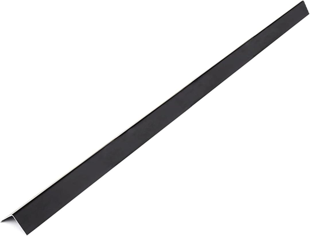 Aluminium Alloy Metal Corner Guards 10 Pcs Wall Corner Protector 1.2" x 1.2" x 48" Wall Corner Protection Decoration Black Pack of 10 Corner Guards 20 Ga/1 mm Thickness