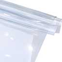 ONEART | Transparent Leather Vinyl, 30 Gauge Solid Color See-Through Waterproof Jelly Faux Leather for Women DIY Handbags Tote, 12" x 48"