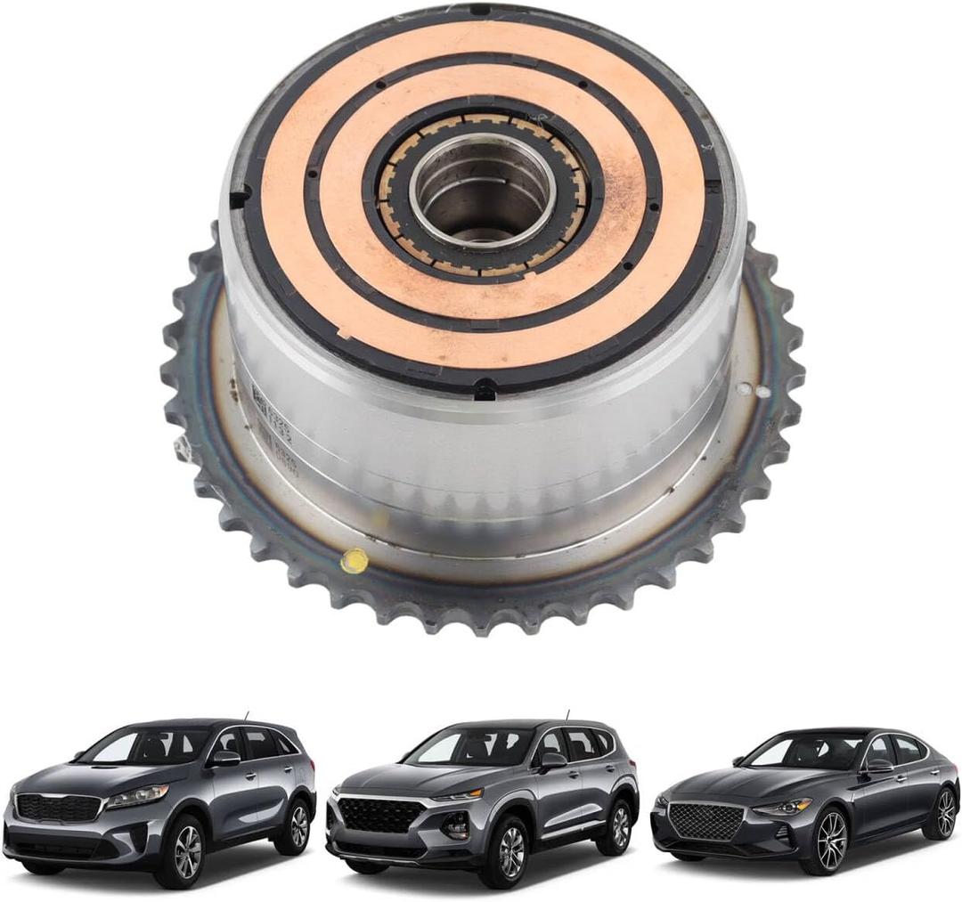 Intake CVVT Assembly Compatible with Hyundai Santa Fe Sonata Tucson Veloster N,Kia Sportage Sorento Stinger,Genesis G70 Replace# 24350-2GGB0