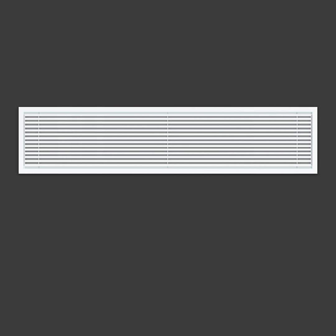 Linear Bar Air Grille 36" X 8", Aluminum Air Supply/Return Grilles,Easy Air Flow,Removable Grille/Door-HVAC Air Vent Cover,White [Outer Dimensions: 36.8"w X 8.8"h]