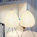 YY YEARCHY White Paper Lanterns Lamp Table Lamp Japanese Lantern Lamps for Bedroom Livingroom (Tall 2 Pack) (19.7"x9.1")