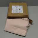 Amazon Basics Lightweight Breathable Wrinkle Resistant Brushed Microfiber 3 Piece Bed Sheet Set with 14-Inch Deep Pockets, Twin, Blush Pink, Solid