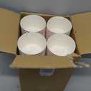 Grencian 120 PCS Winter Ice Cream Cups 12 oz Snowflake Snack Bowls Disposable New Year Bowls Red Snowflake Cup for Hot or Cold Food New Year Winter Holiday Xmas Party Supplies