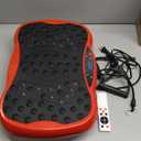 Vibration Plate Exercise Machine, Health & Fitness Full Body Vibration Platform, Portable Vibration Plate Platform for Weight Loss Home Fitness, Lymphatic Drainage, w/Resistance Bands+Remote (Red)