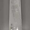 MOFII Wireless Keyboard and Mouse Combo, Cute Retro Typewriter Keyboard and Silent Mouse, 2.4GHz Full Size Computer Keyboard Wireless Mouse Set for PC, Laptop, Desktop, Windows (Pink Colorful)