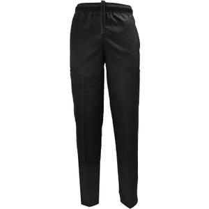 Natural Uniforms Classic 6 Pocket Chef Cargo Pants (Large, Black Single), Pack of 6