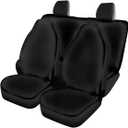 Black Car Seat Cover Protector Auto Interior Accessories Decoration for Sedan SUV Truck Van