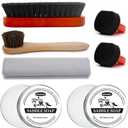 Saddle Soap For Leather Boots Cleaning Suede Shoe Leather Conditioner Shoe Polish Kit 2.11OZ