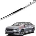 Left Driver Side Upper Chrome Molding Garnish Trim Replacement for Hyundai Sonata 2011-2014