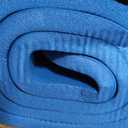 Foam Sleeping Pad for Camping - 1.25-Inch-Thick Waterproof Sleep Pad with Carry Straps for Cots, Tents, or Sleepovers by Wakeman Outdoors (Black)