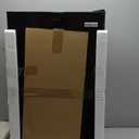 Igloo 3.2 Cu.Ft. Single Door Compact Refrigerator with Freezer - Slide Out Glass Shelf, Perfect for Homes, Offices, Dorms - Black