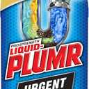 Liquid-Plumr Industrial Strength Urgent Clear, Liquid Drain Cleaner, 17 Ounces, Pack Of 4 