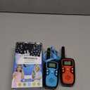 Wishouse Walkie Talkies for Kids Rechargeable Long Range,Xmas Birthday Gift for 4 5 6 7 8 9 Year Old Boys Girls,Hiking Gear Camping Games Cool Toys with NOAA,SOS Siren,Lamp,Lanyards,Easy to Use,2 Pack