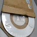 Bemis 400TTA Economy Durable Wood Toilet Seat, Made in USA, Round, White
