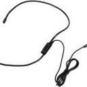 Mini XLR 3 Pins TA3F Plug Professional Head-Wear Mic Headset MicrophoneBlack