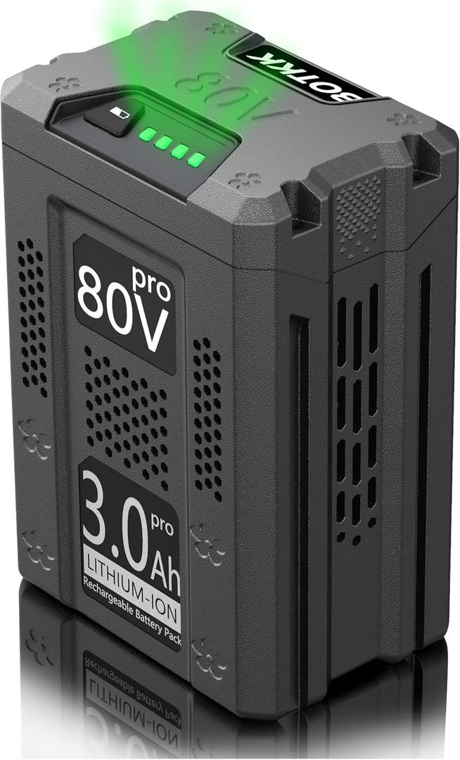 Upgraded 3000mAh 80V Battery Replacement for Greenworks 80V Batteries GBA80250 GBA80200 GBA80400 GBA80500 Compatible with Greenworks 80V Tools