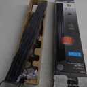 GE Hover Amplified HD Digital TV Antenna, Long Range Smart TV Antenna, Easy Mount on Top Design, Supports 4K 1080P HDTV VHF UHF, Indoor Amplified Signal Booster, 5ft Coax HDTV Cable/AC Adapter, 37075