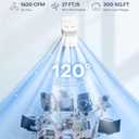 4-IN-1 Portable Air Conditioners, Evaporative Air Cooler w/4 Modes & 3 Speeds, 15H Timer for Smart Auto-off, 2-Gal Tank for 20H Cooling,17FT Remote,No Hose Needed,120Oscillating Swamp Cooler