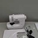 Sewing Machine for Beginners, Mini Portable Machine Electric, 12 Built-In Stitches Dual Speed with Foot Pedal, 6 Replaceable Presser Feet, Sewing Kit(With Extension Table)