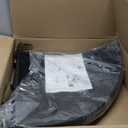 Fire Pit Spark Screen, Fire Pit Screen 40 Inch Round with Handle & Poker, Collapsible Heavy Duty Mesh Fire Pit Cover Fire Pit Lid for Outdoor/Patio/Backyard/RV Camping/Beach (Black)