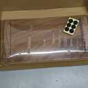 Large 16" Acacia Wood Riser Pedestal Stand  Farmhouse Wood Display Riser for Kitchen and Bathroom Dcor - Counter Display, Plant Stand, Jewelry Holder, Vanity Tray, Candle Stand (L:16"x8"x1.57")