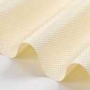 100% EVA Shelf Liner for Kitchen Cabinet, 12" x 240" Drawer Liners Non Adhesive Non Slip Waterproof Plastic Paper, Dresser Pantry Bathroom Refrigerator Protector, Cream