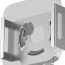 Mac Mini M2 Mount, IFCASE Heat Dissipation Design Anti-Scratch Behind Monitor, Under Desk, Wall Mount Stand for Mac Mini 2011 to 2023 M2 Pro, Compatible with VESA Hole (Silver)