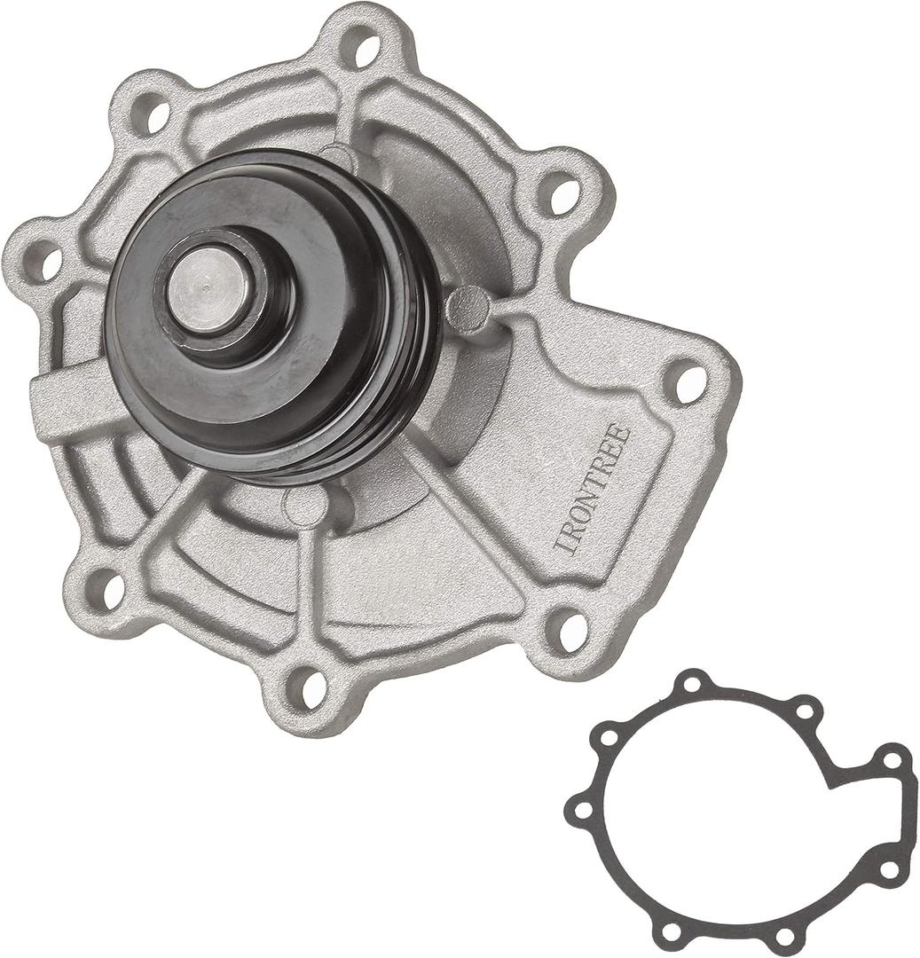 IRONTREE AW4132 Water Pump Kit with Gasket Compatible with 2003-2006 Ford Escape, 2003-2005 Ford Taurus, 2003-2008 Mazda Tribute, 03-06 Mazda MPV, 05-06 Mercury Mariner, 03-05 Mercury Sable, 3.0L V6